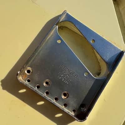 1963 thru 1977 Fender Telecaster Bridge  PAT.PEND. Tele Plate USA  RI  - 60’s 70’s image 17