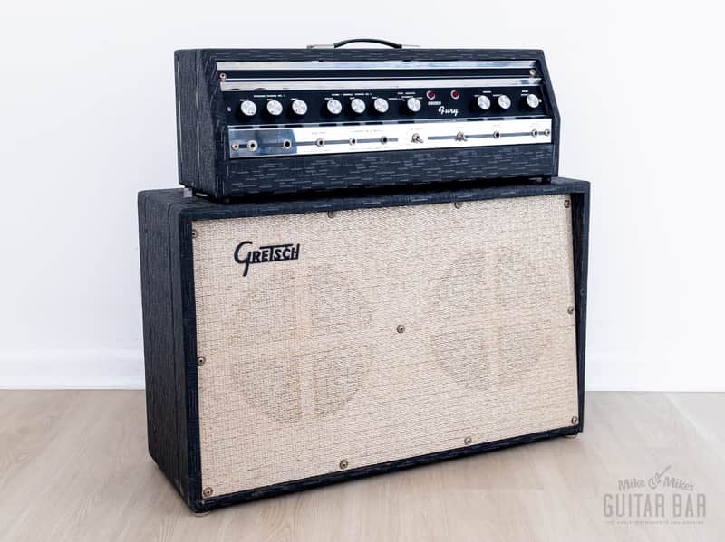 1967 Gretsch 6169 Fury Piggyback Tremolo & Reverb 2x12 Stereo Tube Amp Valco-Made w/ Jensen C12N image 1
