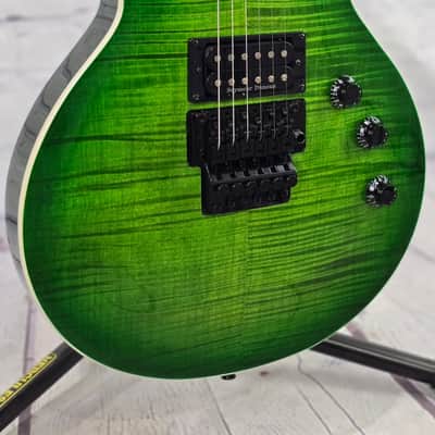 ESP LTD AS-1 Alex Skolnik 6 String Floyd Rose Electric Guitar Lime Burst image 4
