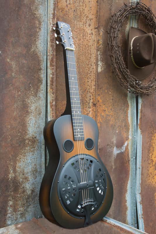 Cross Guitars-GeFellers Handmade Square Neck Dobro "R" Body 2024 - Satin image 1