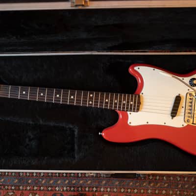 1973 Fender Bronco Dakota Red with original vibrato arm Bild 2