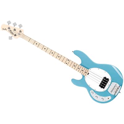 StingRay RAY4 Left-Handed Chopper Blue Sterling by Music Man image 1