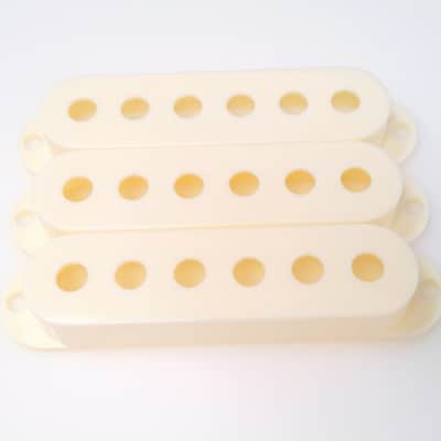 True Custom Shop® Parchment 52mm Single Coil Pickup Covers for Fender Stratocaster image 2
