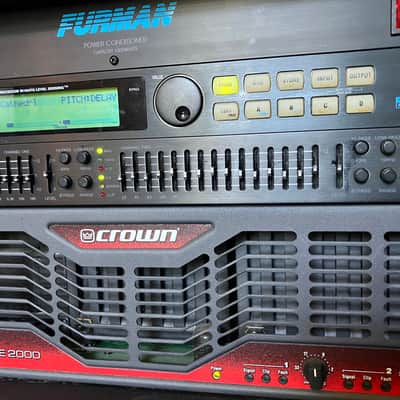 PA System - JBL SF25 Speakers, Mixer, Crown Amp, EQ, Alesis Reverb, Power Conditioner, Solid Case image 11