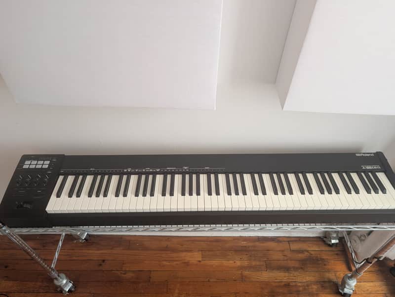 Roland A-88 MKII MIDI Keyboard Controller 2020 - Present - Black image 1