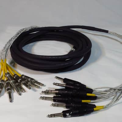 Horizon CUSTOM 9 Pair 8 Channel - 1/4" TRS to 1/4" TS - Black image 1