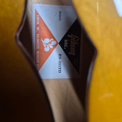 Gibson ES-335TD 1977 - Sunburst image 4