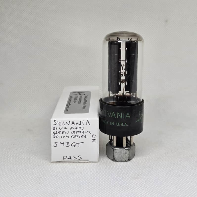 Sylvania 5Y3GT Black Plate Rectifier Balanced Single NOS 5Y3 image 1