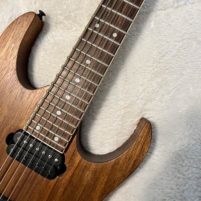 Custom Ibanez 7 String 25.5" Scale w/ Australian "Koa" aka Tasmanian Blackwood Body In Great Condition image 7