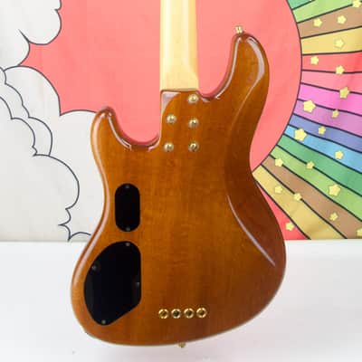 Used 2002 Fender Victor Bailey Jazz Bass, Rosewood Fingerboard, Natural Koa top, Hardcase image 12