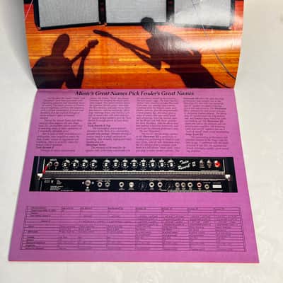 Fender Amplifier catalog 80s image 5