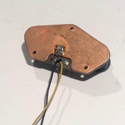 Vintage Early / Mid-1970s Fender USA Telecaster Bridge Pickup Grey Bobbin 6.2 K Rare Made in USA Tele Fullerton Era image 7