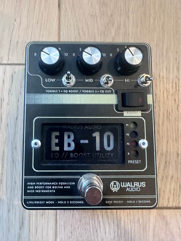 Walrus Audio EB-10 Preamp/EQ/Boost 2020 - Matte Black image 1