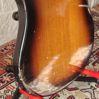 RARE! Kent Polaris II Sunburst w Trem System 1965 Japan image 7