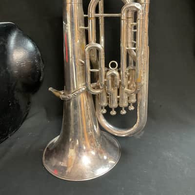 Yamaha YEP-321S Silver 4 Valve Bb Euphonium (Needs Work) Serial# 001665 image 2