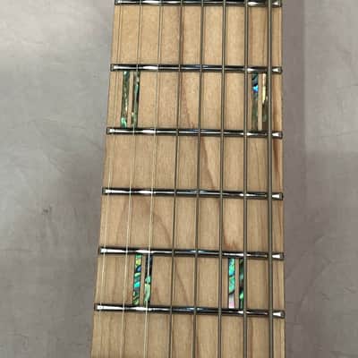 ESP LTD JRV-8FR Javier Reyes Signature Series 8-string Left-hand Metallic Gold  2023 New Overstock Closeout Last One !!! image 5
