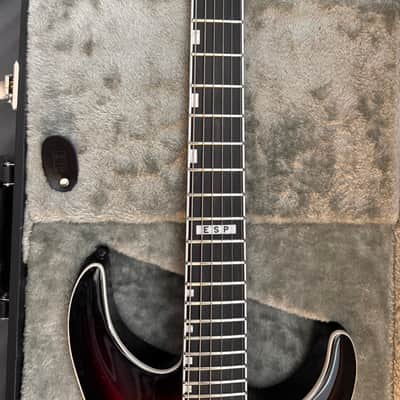 ESP E-II Horizon NT-II 2021 - Present - See Thru Black Cherry Sunburst image 3
