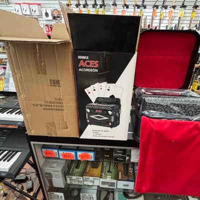 Hohner Aces Accordion F Bb Eb With Case Brand New image 3