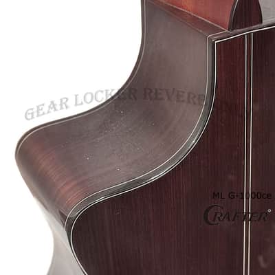 Crafter ML G-1000ce Anniversary all Solid Engelmann Spruce & Rosewood electronics acoustic guitar Bild 9