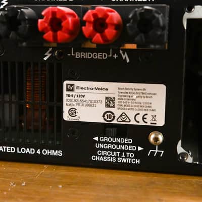 Electro-Voice (EV) TG-5 120V 2-Channel Tour Grade Power Amplifier CG01YB1 image 10