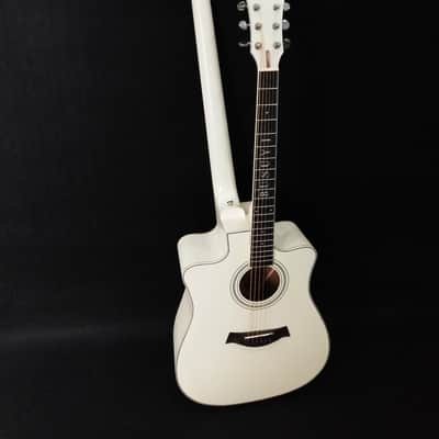 4 Strings Bass /6 Strings Acoustic Double Sided, Double Cutaway Busuyi Double Neck Guitar With Tuner 4 Ports image 2