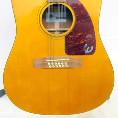 Used Epiphone FT-112 Bard "Oh Pretty Woman" Roy Orbison 12 String Acoustic w/ Hard Case image 2