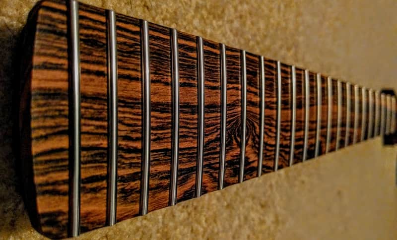 Warmoth Exotic Wood Wenge/Bocote Stratocaster Neck image 1