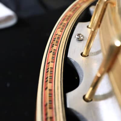 Crown Kent Vintage 4 String Banjo with Block Inlays MIJ Japan image 17