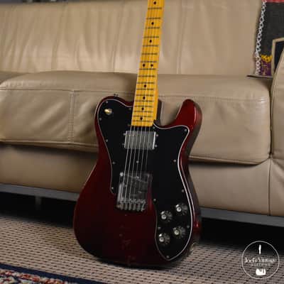 Fender Telecaster Custom 1974 - Wine Red image 2