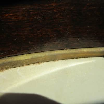Gibson TB-00 Tenor Banjo, Early 1950's, One Piece Flange, Brass Tone Ring, Hang Tags, Case image 10
