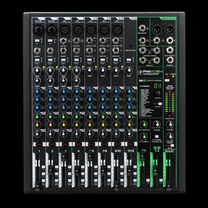 Mackie ProFX12v3 12-channel Mixer with USB / Effects image 1