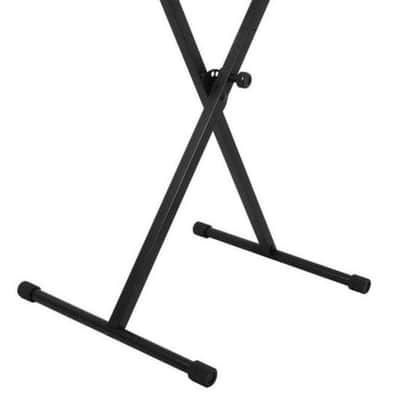On-Stage TMP-KS90-SA Classic Single X-Stand Keyboard Stand KS90+Laptop Backpack image 10