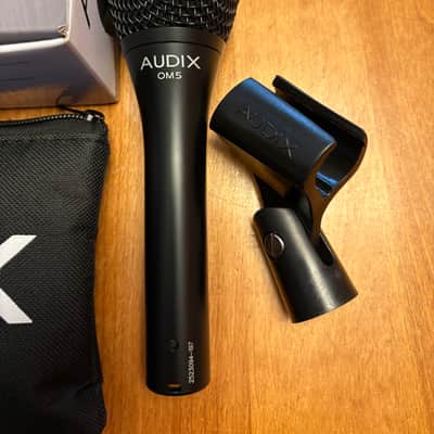 Audix OM5 Handheld Hypercardioid Dynamic Vocal Microphone 2010s - Black image 2