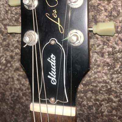 2007 Gibson Les Paul Studio    Worn Walnut Brown electric guitar made in the usa image 2