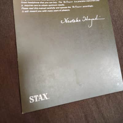 Stax SR-Λ (Lambda) Signature Earspeakers & SRM-T1 Driver Bundle - Restored image 21