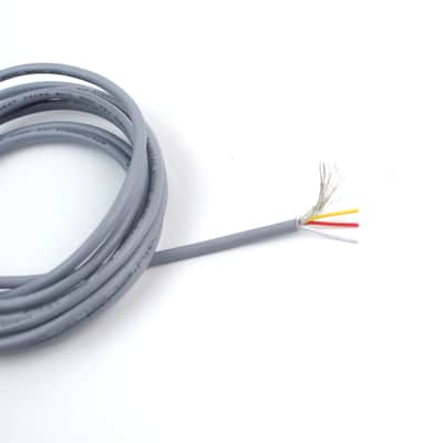 3-Conductor Shielded Guitar Circuit Wire hookup wire 6-Foot 24 AWG ,Gray Bild 4