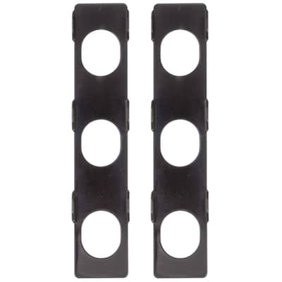NEW Hipshot 6 In Line Grip-Locking STAGGERED Open-Gear Small Pearl Moon - BLACK image 4