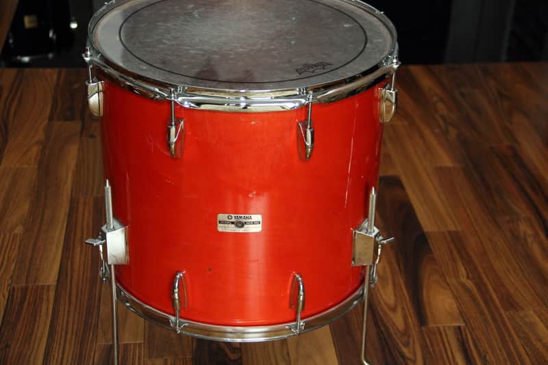 Yamaha TT818 F Tour Custom 8000 - red wood 18"x16 floor tom image 1