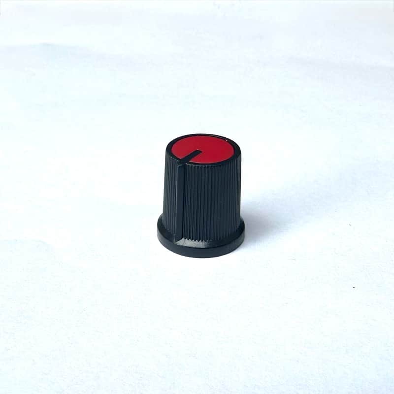 Single Replacement Red Knob for DOD FX Series Effects Pedals w/ Knurled Shaft image 1