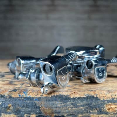 Schaller Inline Bass Tuners 1980s Chrome image 2