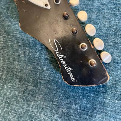 Silvertone Harmony holiday Barclay Bobkat 1476 H14 H15 H16 H17 Neck 1960’s - Black image 4