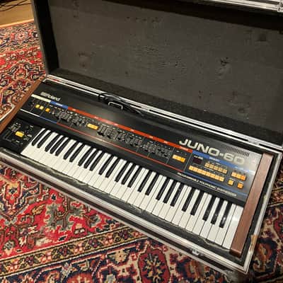 Roland Juno-60 61-Key Polyphonic Synthesizer 1982 - 1984 - Black image 2