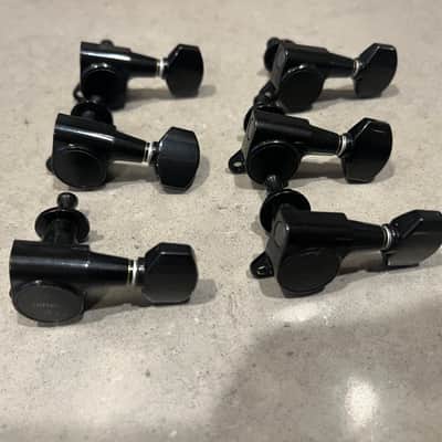 Gotoh 6-in-Line Tuning Machines Black P image 2