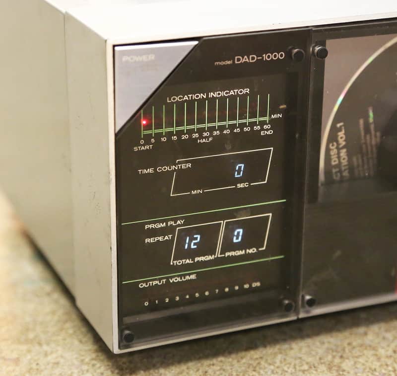 1985 Hitachi Lo-D DAD-1000 Vintage CD Compact Disk Player - MIJ