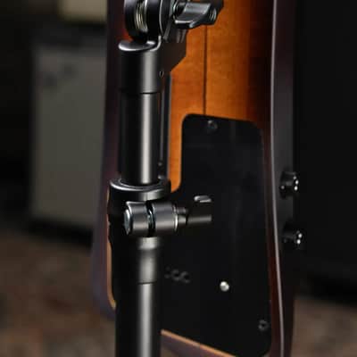 Ibanez Bass Workshop UB804 4-String Electric Upright Bass - Mahogany Oil Burst with Gig Bag image 13