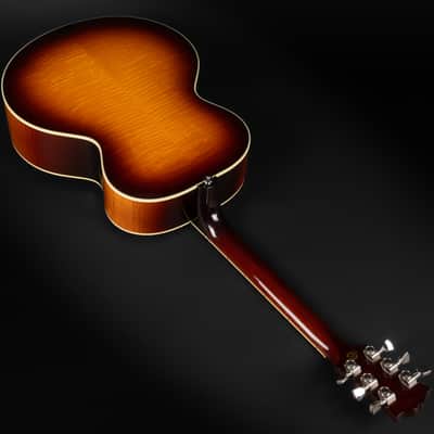 2015 Gibson Custom Shop J-185 Red Spruce - Sunset Burst | USA Mini Jumbo Limited Edition 1 / 75 "AA" Adirondack Spruce Top L.R. Baggs Pickup | CoA OHSC image 14