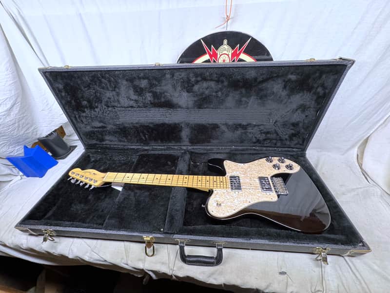 Fender American Professional Telecaster Deluxe ShawBucker Guitar with Case 2018 - Black / Maple neck