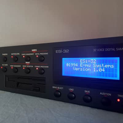 New blue LCD display only for Emu Esi 32 with 14 pin Lcd (for destinations outside of those specified, please write to me)