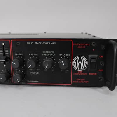 SWR SM-400 Rack Mount 400 Watt Tube Preamp Bass Amplifier image 4