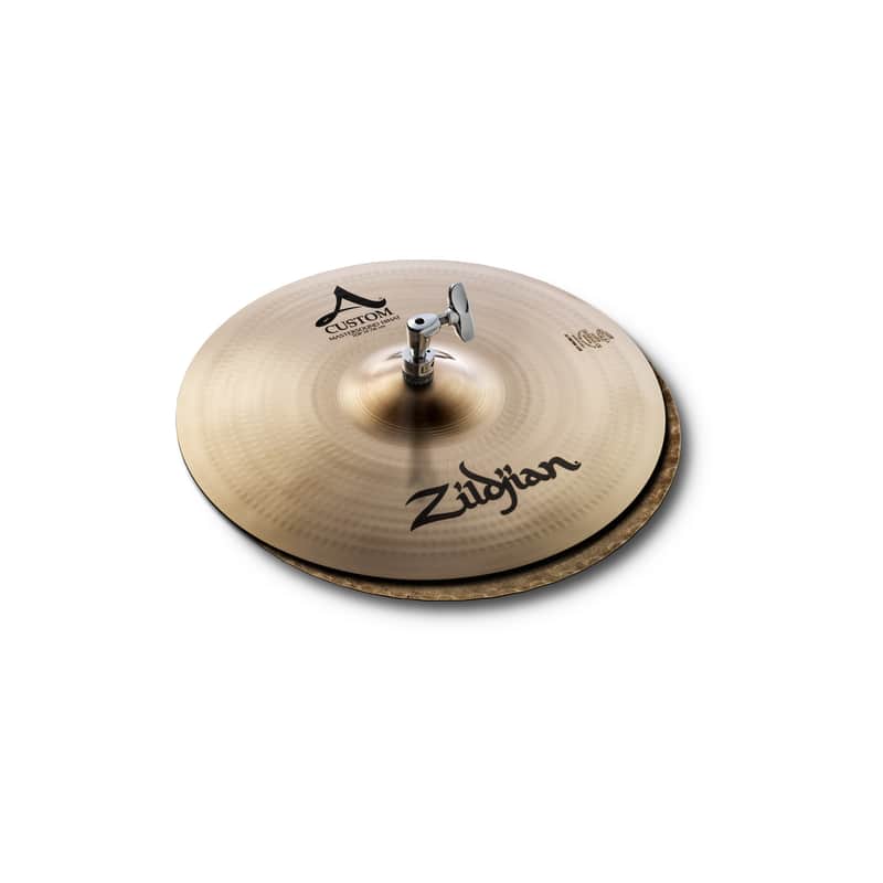 Zildjian A Custom Mastersound Hi Hat Cymbals - 14" image 1